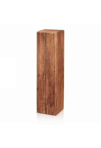 Wijndoos 1 fles Timber 9x9x35.5cm 50stuks