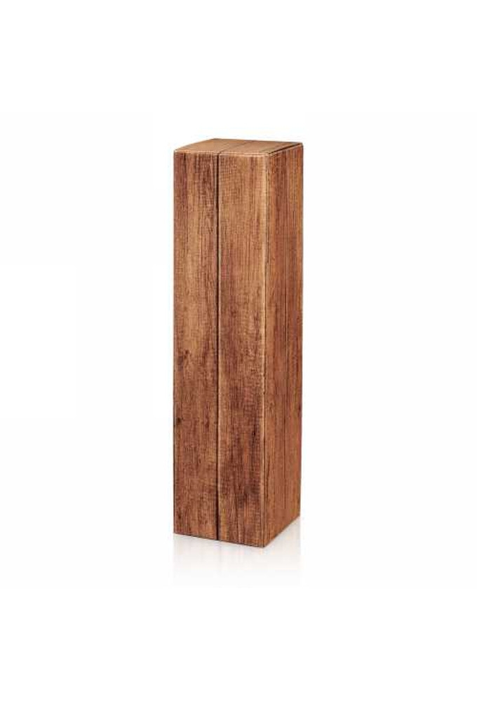Wijndoos 1 fles Timber 9x9x35.5cm 50stuks