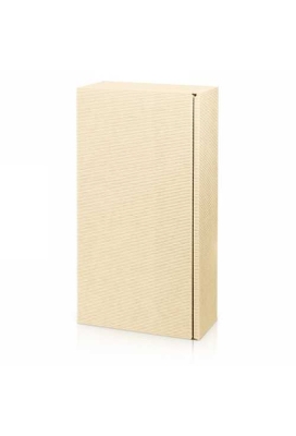 Wijndoos 2 fles Modern Creme 36x18x9cm 25stuks