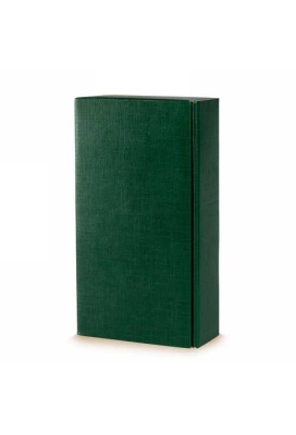 Wijndoos Groen 36x18x9cm 2 fles 25stuks