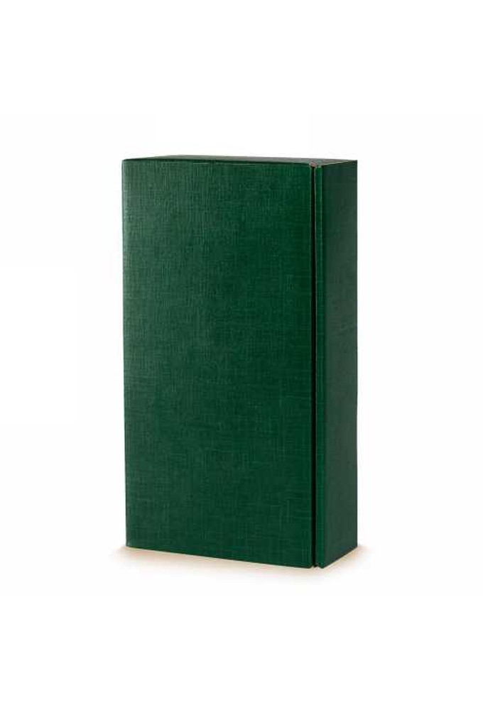 Wijndoos Groen 36x18x9cm 2 fles 25stuks