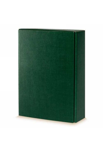 Wijndoos Groen 36x25x9cm 3 fles 25stuks