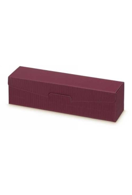Wijndoos Modern Bordeaux 38x9x9cm 1fles Liggend 50stuks