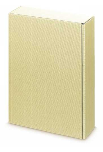 Wijndoos Modern Creme 36x25x9cm 3 fles 25stuks