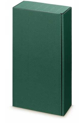 Wijndoos Modern Groen 36x18x9cm 2 fles 25stuks