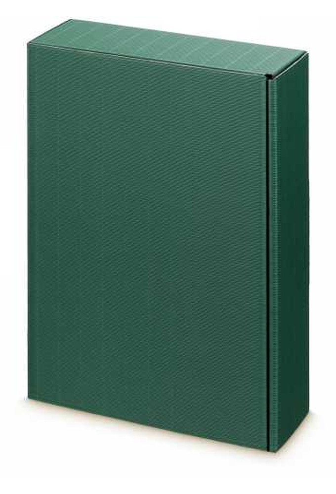 Wijndoos Modern Groen 36x25x9cm 3 fles 25stuks