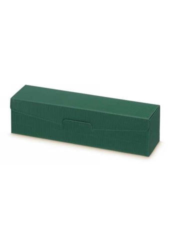 Wijndoos Modern Groen 38x9x9cm 1fles Liggend 50stuks
