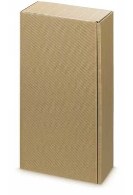 Wijndoos Modern Naturel 36x18x9cm 2 fles 25stuks