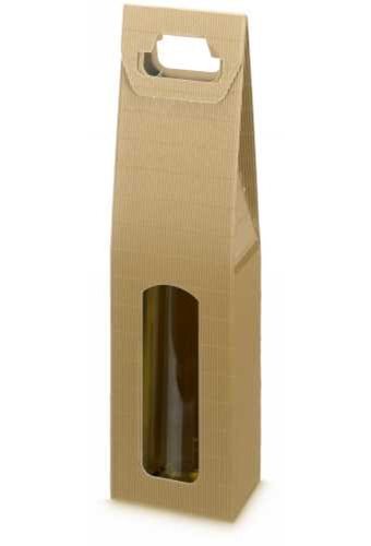 Wijndoos Modern Naturel 38x11.5x9cm 1fles 50stuks