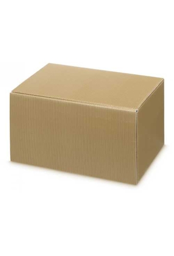 Wijndoos Modern Naturel 38x25x19cm 6 flessen 10 stuks