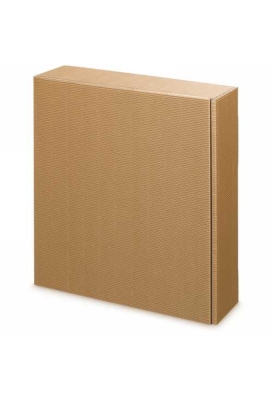 Wijndoos Modern Naturel 4 Fles 36x39x10cm 25stuks