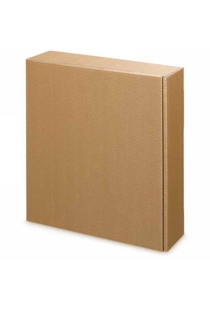 Wijndoos Modern Naturel 4 Fles 36x39x10cm 25stuks