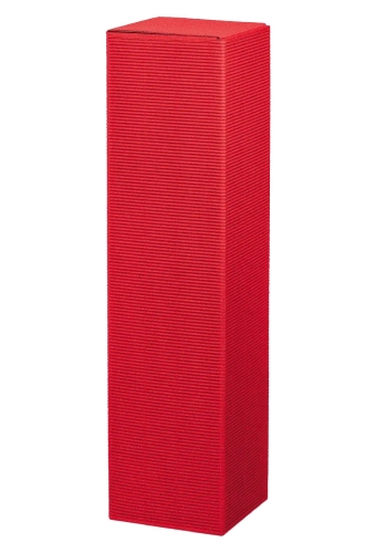 Wijndoos Modern Rood 35.5x9x9cm 1fles Staand 50stuks