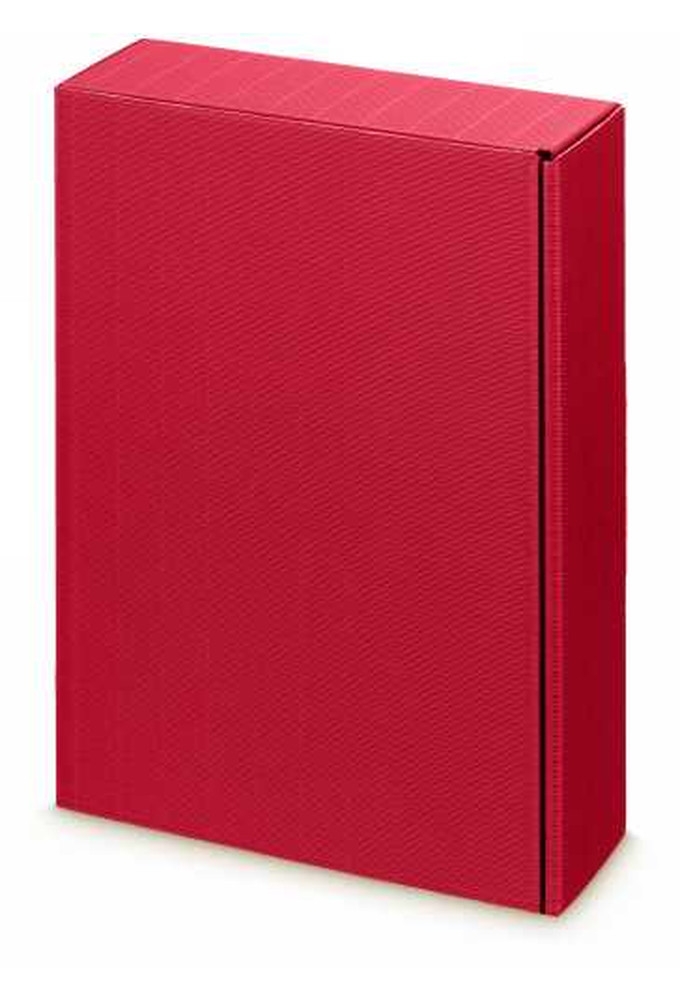 Wijndoos Modern Rood 36x25x9cm 3 fles 25stuks