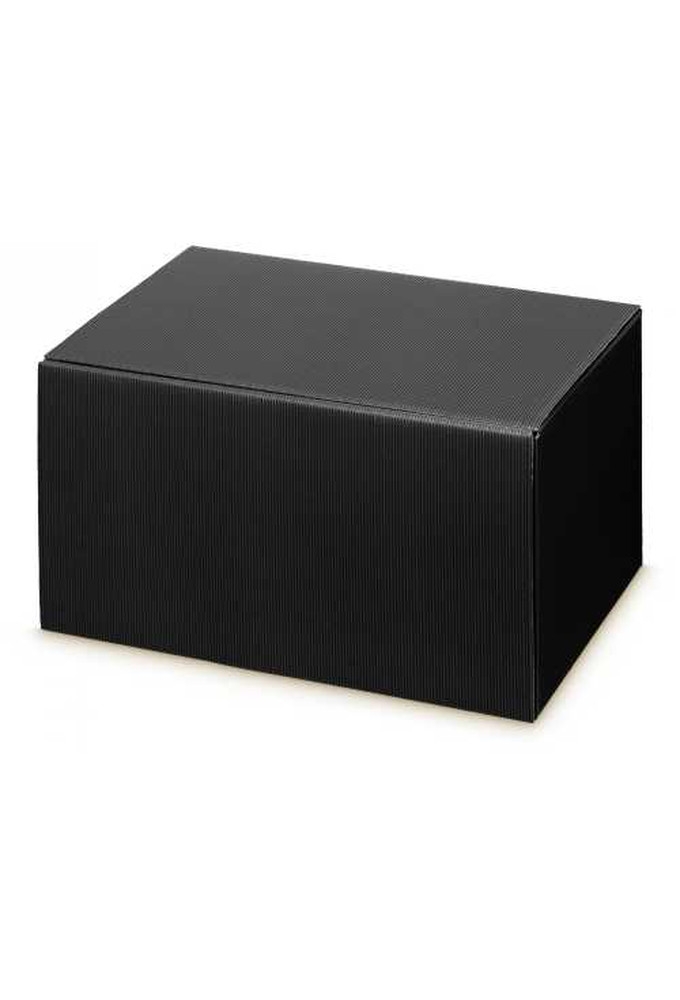 Wijndoos Modern Zwart 38x25x19cm 6 flessen 10 stuks