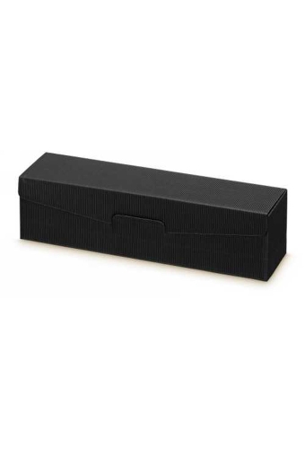 Wijndoos Modern Zwart 38x9x9cm 1fles Liggend 50stuks