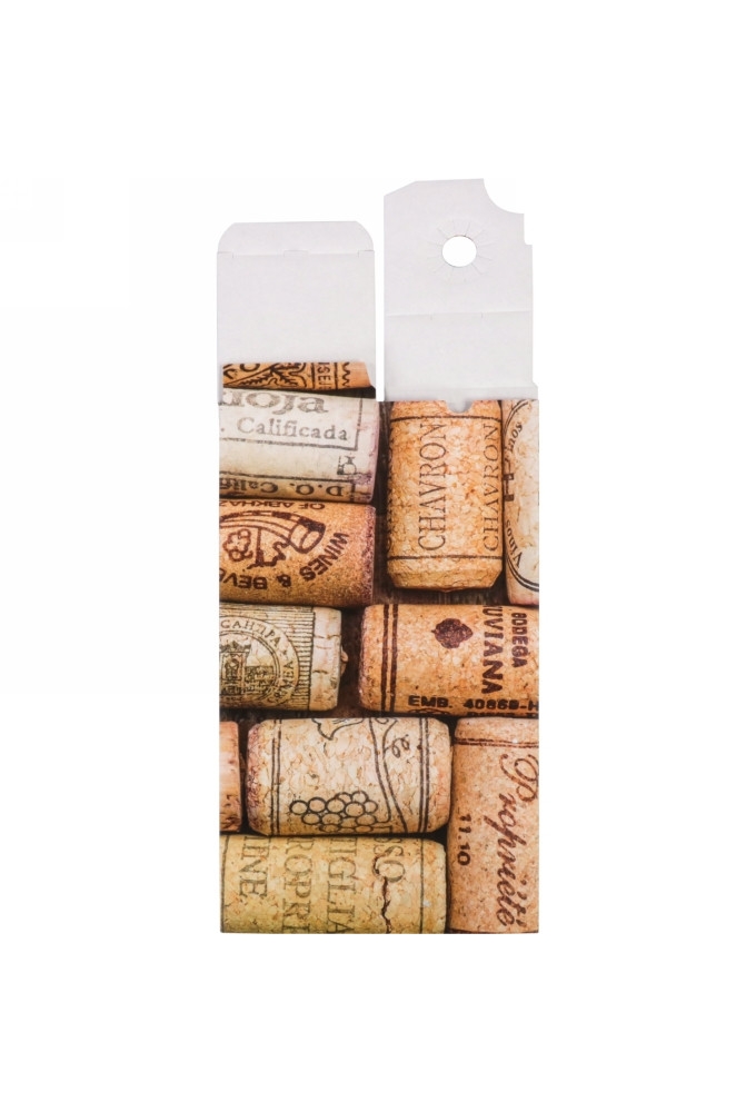 Wijndozen 1-Fles Kurk 9.5x9.5x33cm 10stuks
