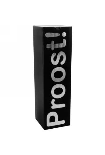 Wijndozen 1-Fles Proost 9.3x9.3x33cm 10stuks
