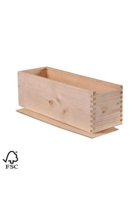 Wijnkist 1 Fles Champagne Schuifdeksel 34x11x10.5cm 10stuks