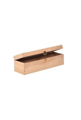 Wijnkist 1 Fles Scharnierkistje 33.5x9.5x10.1cm 20stuks