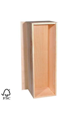 Wijnkist 1 Fles van 3 Liter met schuifdeksel 53x16x16cm 10stuks