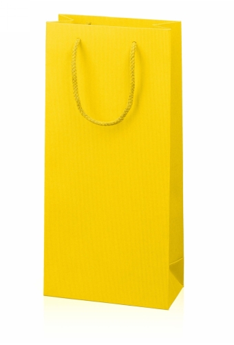 Wijntasje Linnentextuur Geel 2 Fles 317x8.5x36cm 20stuks