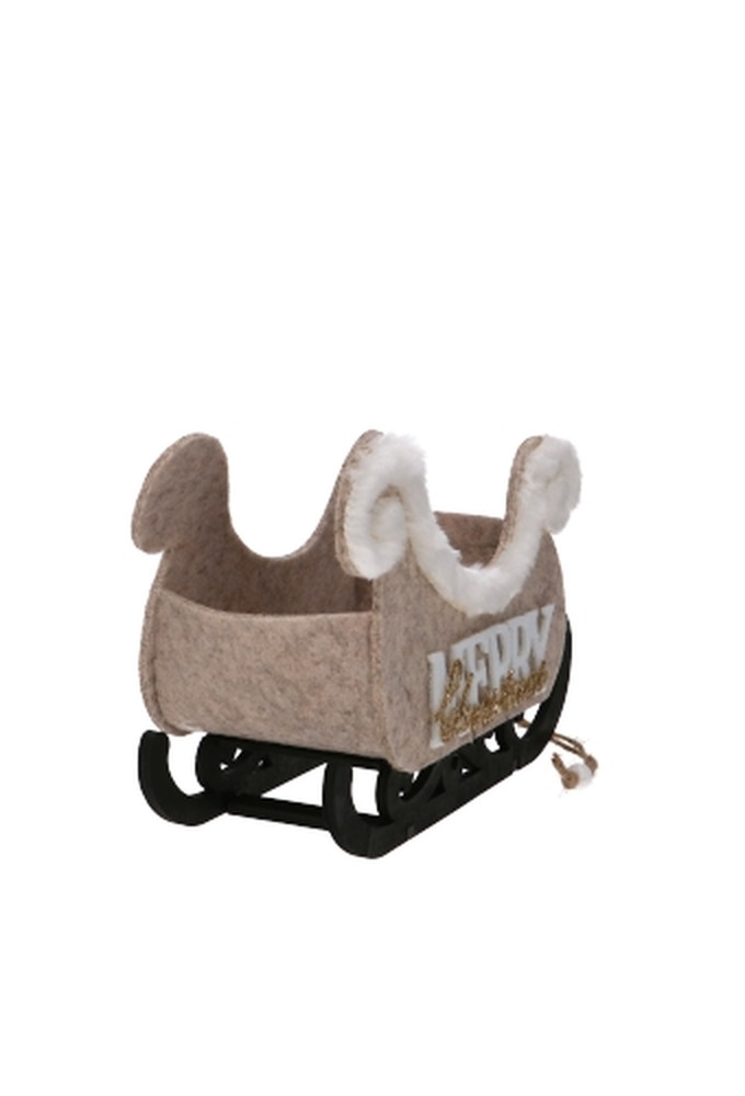 Wijnverpakking Slee Merry Christmas 2 piccolo Flesjes 19x8.5x13cm 1st