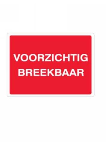 Zelfklevende Etiketten Breekbaar 98x79mm 500stuks