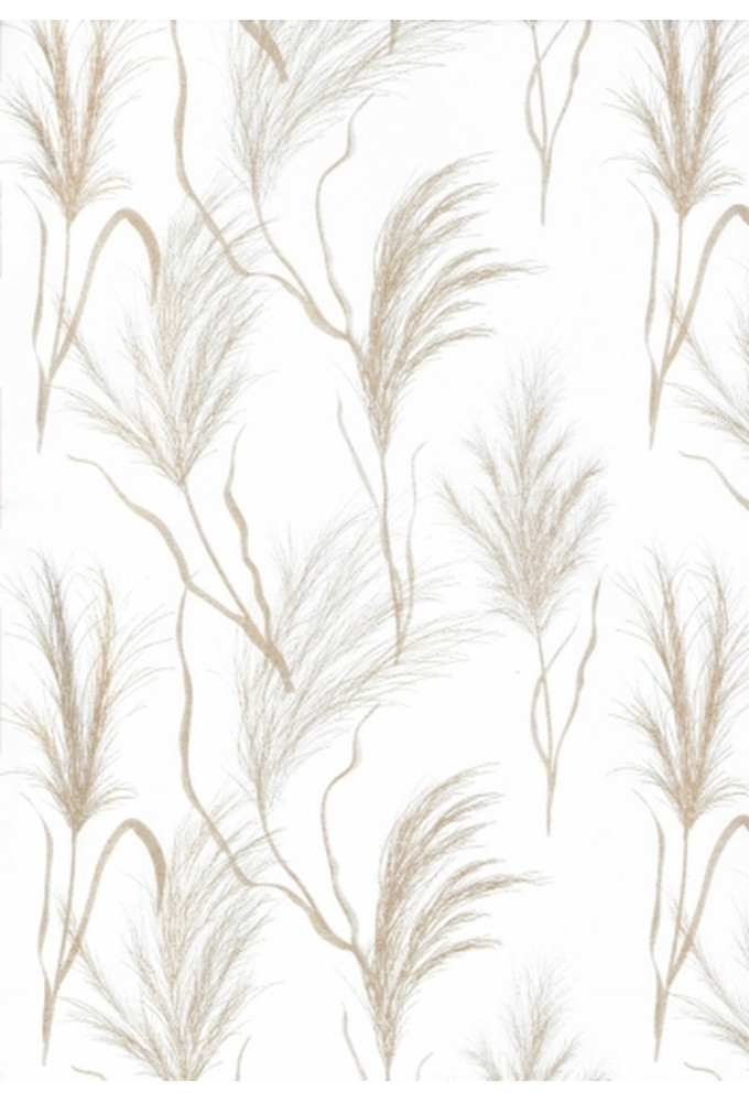 Zijdevloei - Vloeipapier Bedrukt Gras Flower 50x70cm 200 vellen 28gram