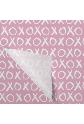 Zijdevloei - Vloeipapier Bedrukt XOXO 50x70cm 100 vellen