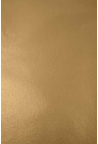 Zijdevloei - Vloeipapier Onbedrukt Metallic Goud 50x75cm 240vellen