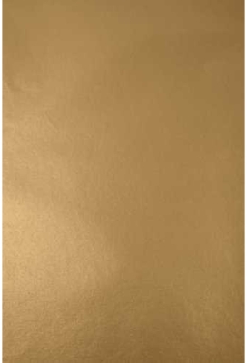 Zijdevloei - Vloeipapier Onbedrukt Metallic Goud 50x75cm 240vellen