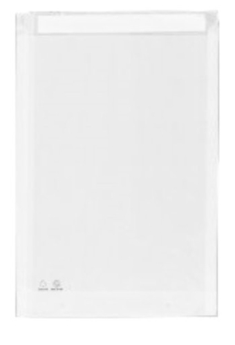 Zijdevloei - Vloeipapier Witte Zakjes 15x20x4cm Met Plakstrip 250stuks