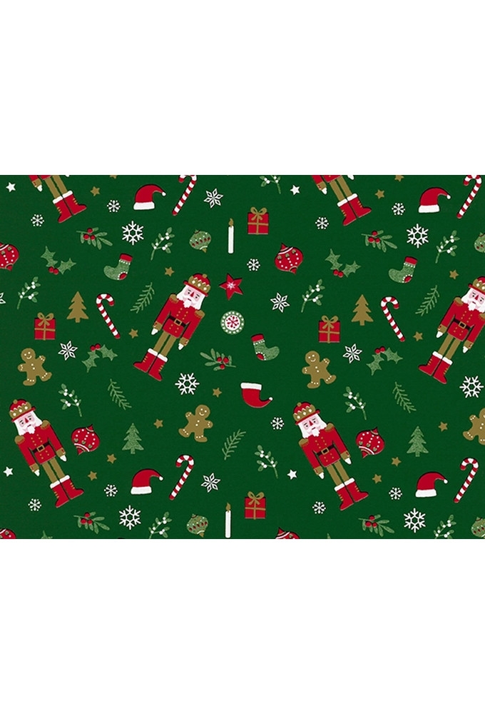 Kerstpapier Coated the nutcracker 50cm x 200meter