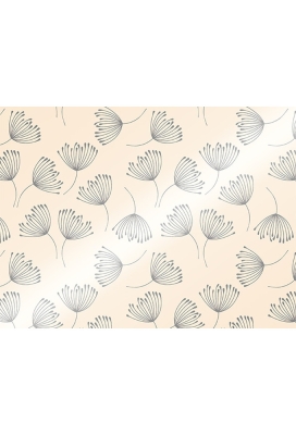 Cadeaupapier Metallic dandelion champagne 50cm x 200meter