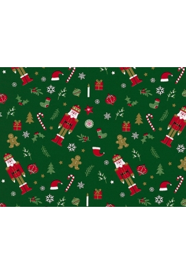 Kerstpapier Coated the nutcracker 70cm x 200meter