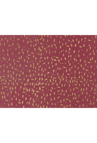 Kerst Kraftpapier Bruin recycled terrazzo bugundy goud 70cm x 200meter