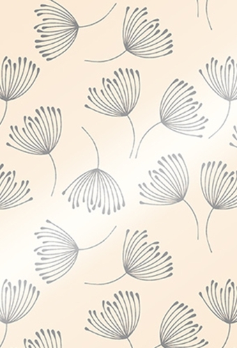 Cadeaupapier Metallic dandelion champagne 70cm x 200meter