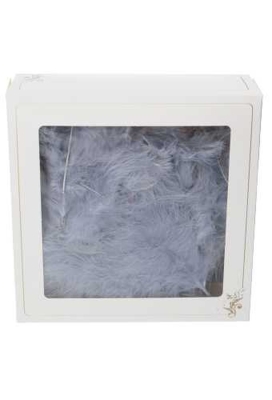 AKTIE Luxe Decoratie Veren 40 gram Grijs