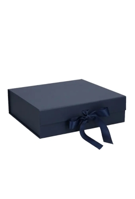 Luxueuze Magneetdozen Diamond & Satijn Navy Mat 28.5x29x8.7cm 12stuks