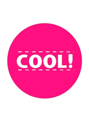 Etiketten Everyday COOL Fluor Pink 4.7cm 500stuks op is op
