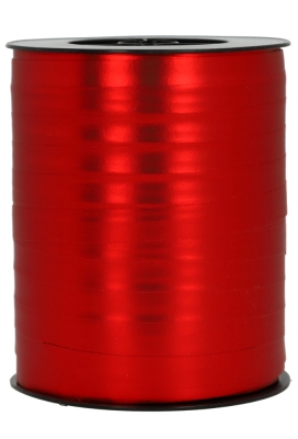 Krullint Mat Metallic Rood 10mm x 250meter