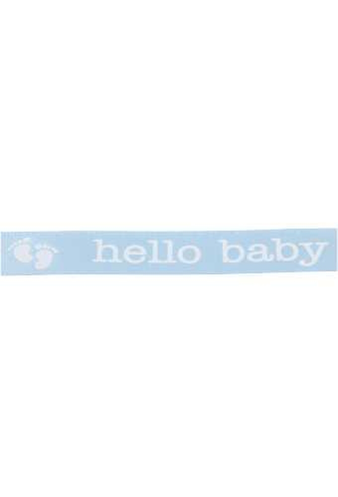 Kadolint Satijn Hello Baby Roze 15mm x 15 meter