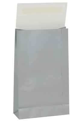 Luxe Kadozakjes Mila Zilver Mat & Plakstrip 14x5.5x23cm 50stuks