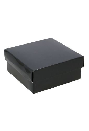 Geschenkdoos & Deksel Gaby Zwart Blinkend 25x20x5cm 50stuks