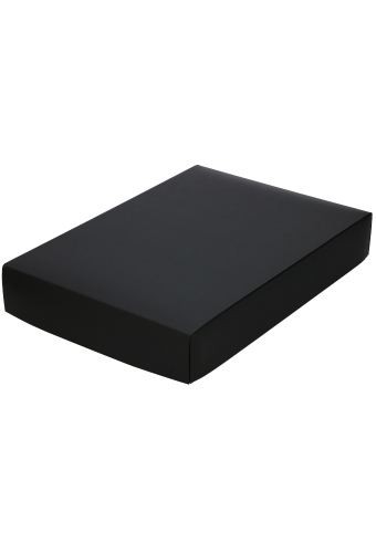 Geschenkdoos & Deksel Gaby Zwart Mat 37x26x6cm 50stuks