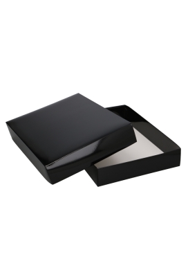 Geschenkdoos & Deksel Gaby Zwart Blinkend 37x26x6cm 50stuks