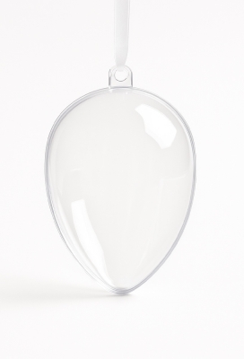 Transparant Figuur Ei 6 cm 2 Delig 600 Stuks