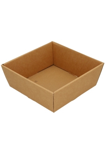 Geschenkdoos Korf Bardi Naturel Glad 21x21x9cm 50stuks