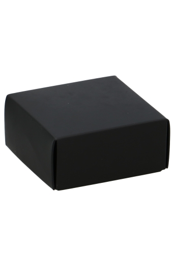 Geschenkdoos & Deksel Gaby Zwart Mat 8x8x4cm 100stuks